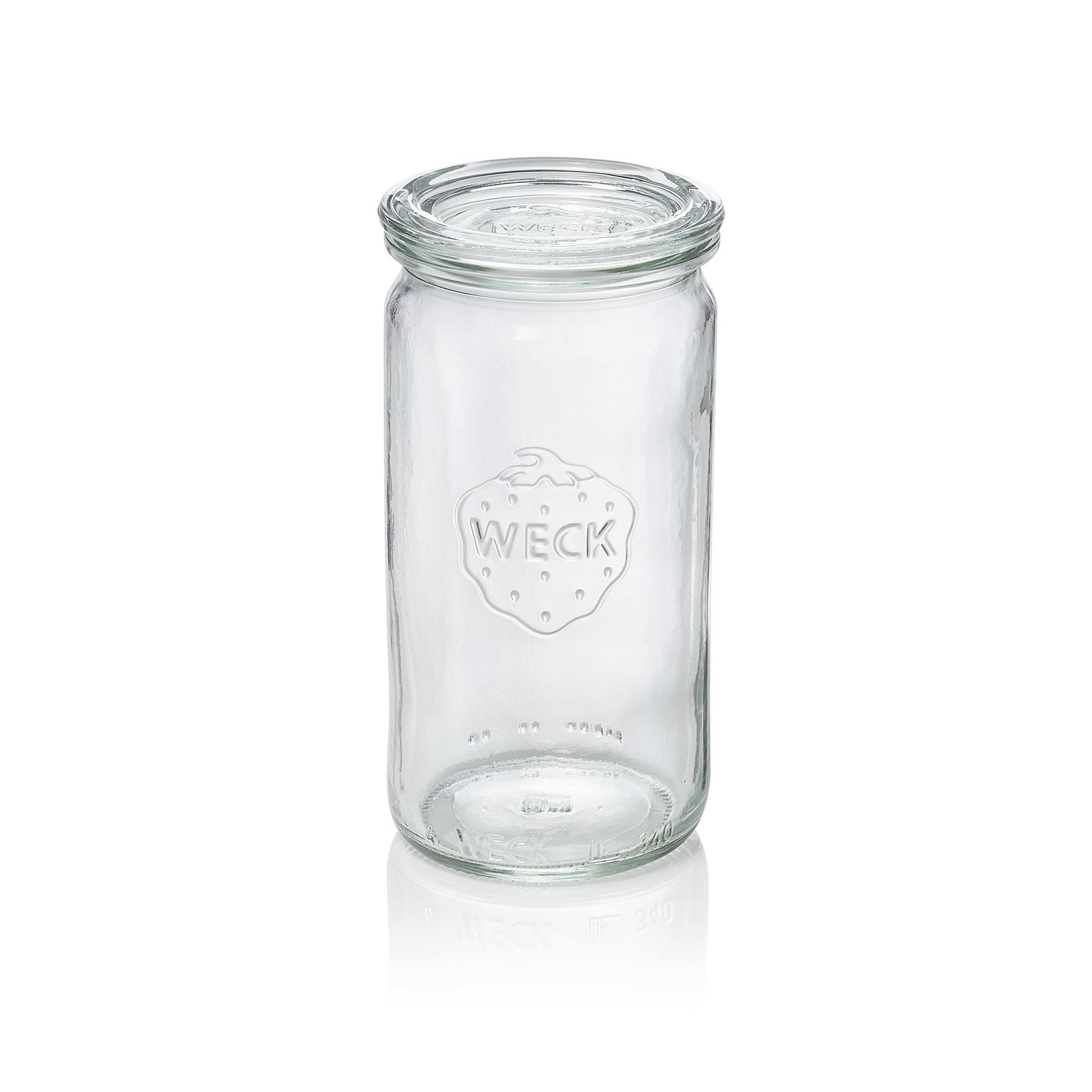 Weck® Zylinderglas 0,15Ltr. mit Deckel