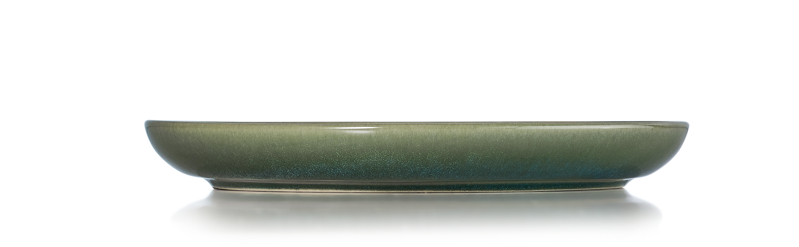 ROCKZZERO® Teller, flach, Ø 22 cm, Set á 6 Stück, myrtle green, Steinzeug