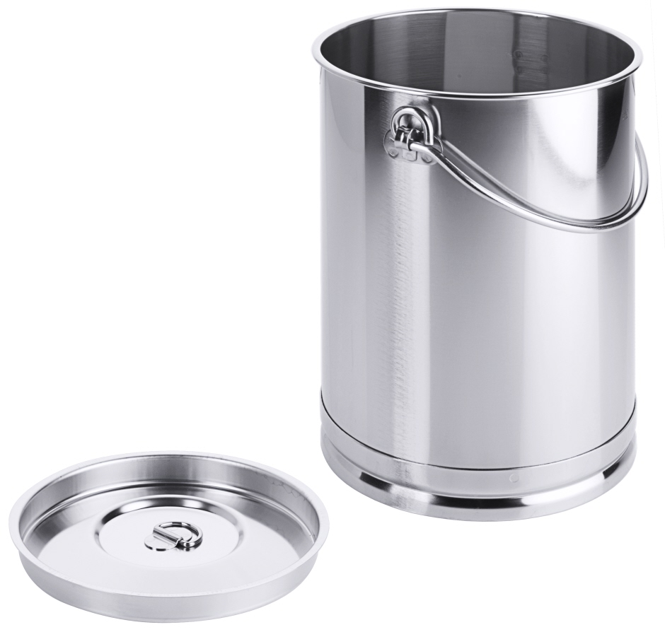 Eimer zylindrisch Ø 17,5 cm - Volumen 5 Liter - Höhe 24,0 cm - mit Bodenreifen
