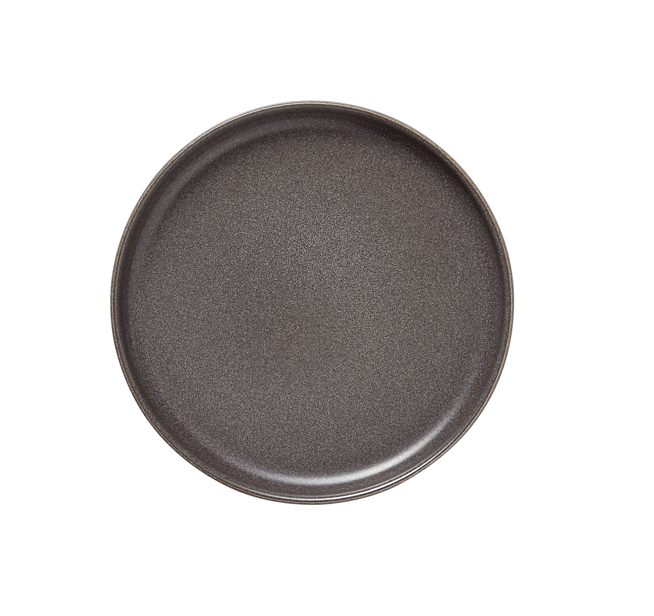 ROCKZZERO® Teller, flach, Ø 17,5 cm, Set á 6 Stück, stone gray, Steinzeug