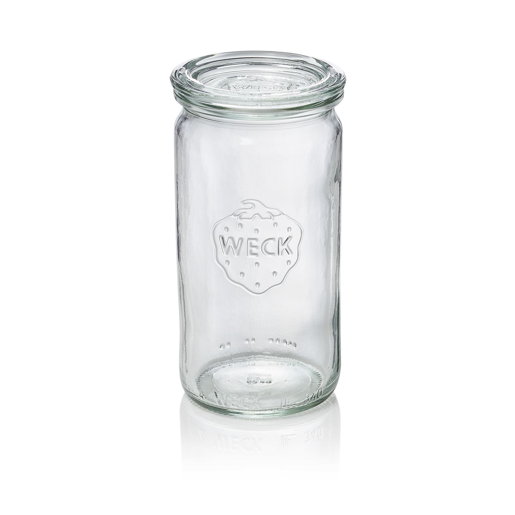 Weck® Zylinderglas 0,34Ltr. mit Deckel