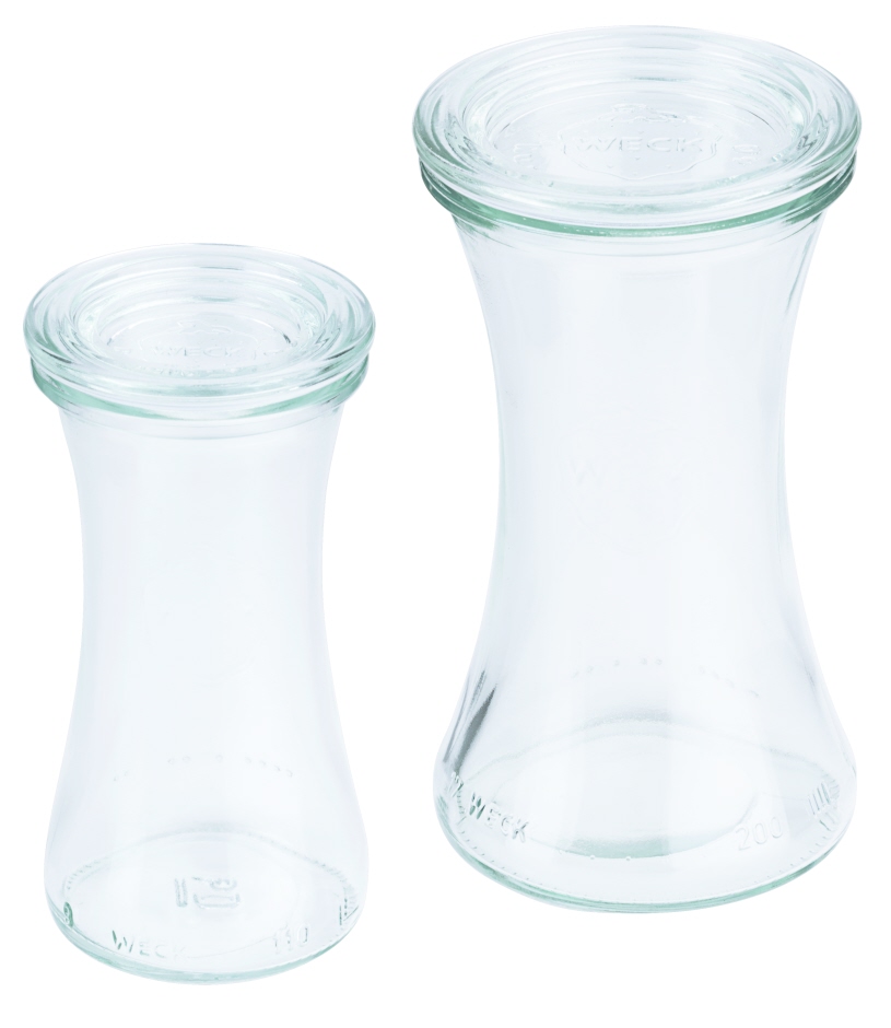 Weck® Delikatessenglas 370 ml - Ø 8,0 cm - Höhe 12,5 cm - 6 Stk.