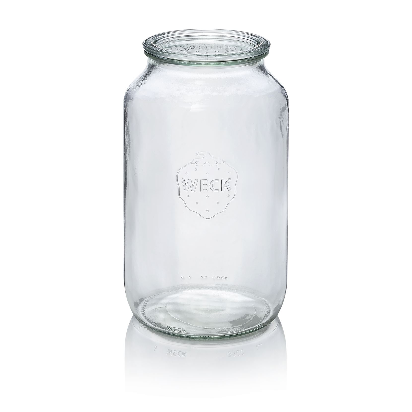 Weck® Zylinderglas 3,00Ltr. mit Deckel