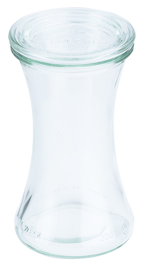Weck® Delikatessenglas 200 ml - Ø 6,0 cm - Höhe 12,5 cm - 6 Stk.