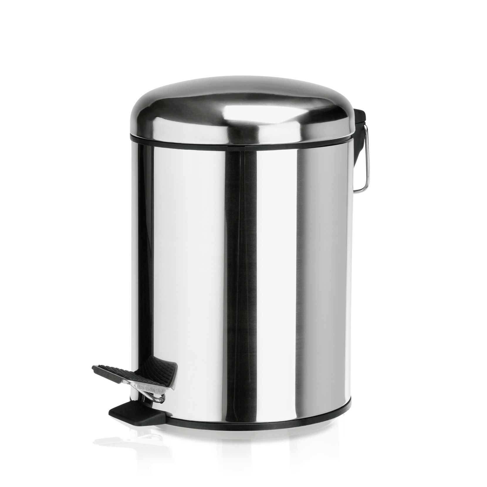 Treteimer mit Fußpedal, 5,0 ltr., Edelstahl Treteimer mit Fußpedal, 5,0 ltr., Edelstahl