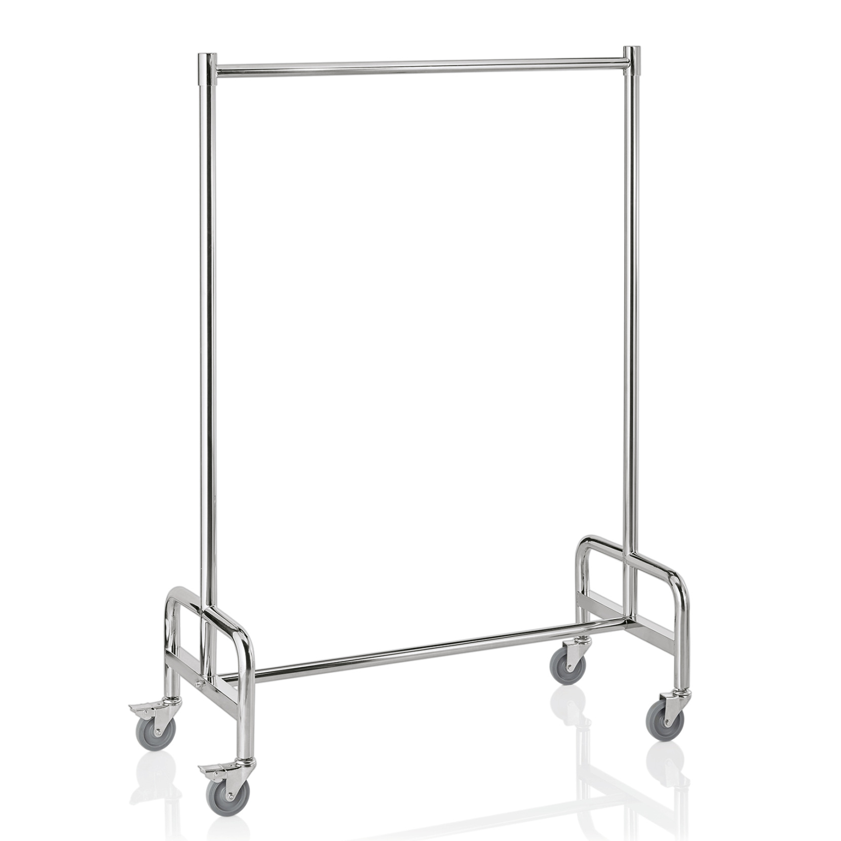 Garderobenwagen, 120 x 53 x 170 cm, Chromnickelstahl