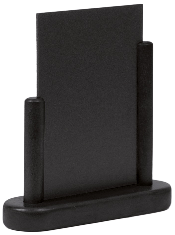 Tischtafeln - Fläche 15,0 x 10,0 cm - DIN A6 - schwarz
