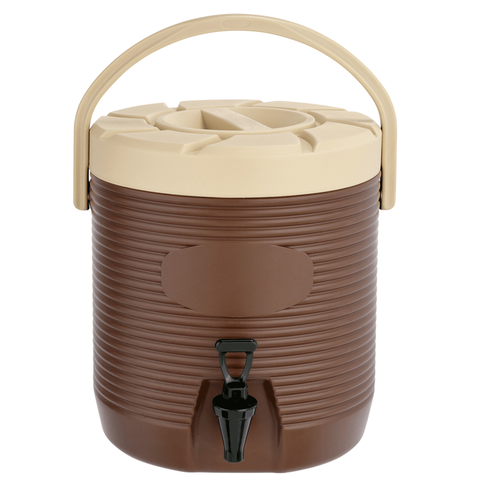Thermogetränkebehälter, 12 ltr., braun, Kunststoff mit PU-Isolierung