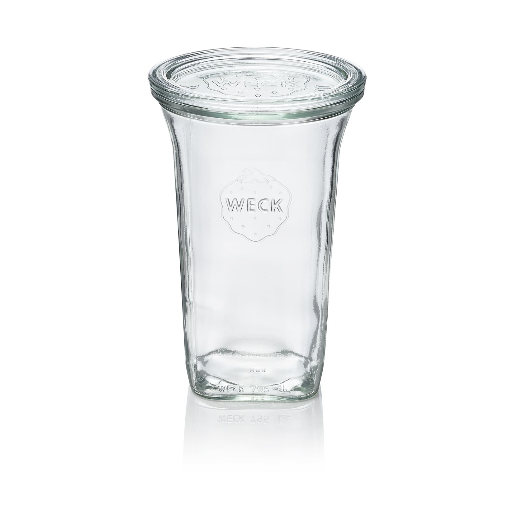 Weck® Quadroglas 795ml mit Deckel