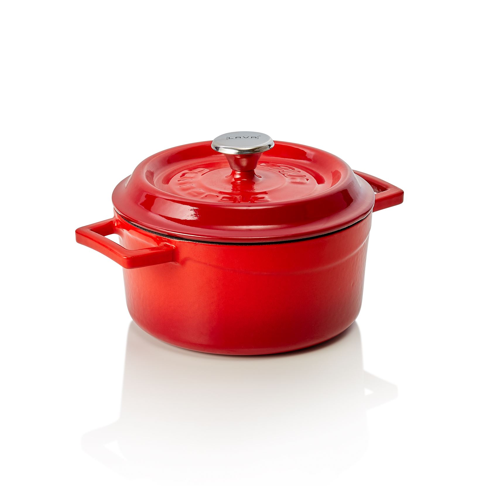 Cocotte LAVA®, Ø 16,5 cm, rot, Gusseisen emailliert